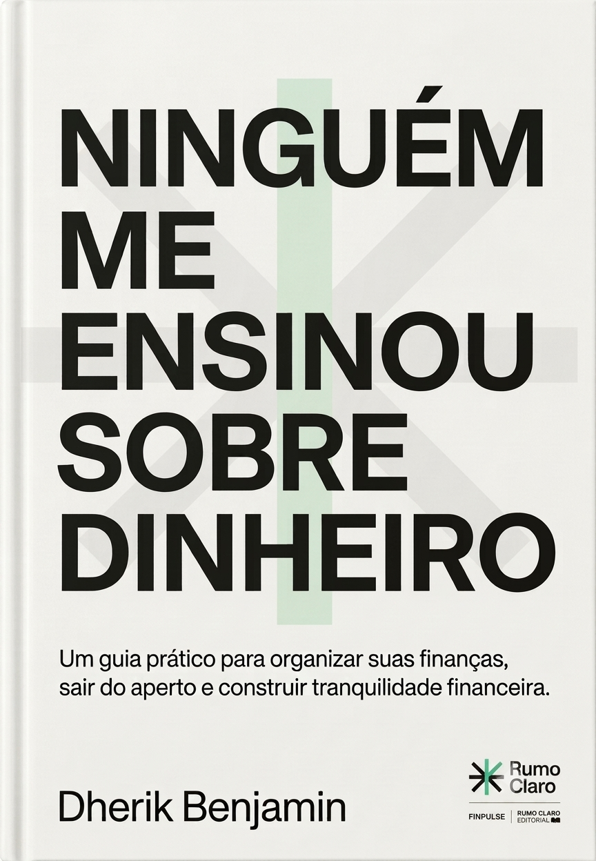 Capa do livro Ninguém Me Ensinou Sobre Dinheiro, de Dherik Benjamin
